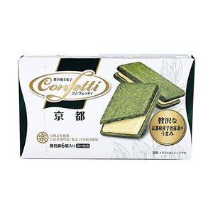 日本ITO CONFETTI 京都宇治抹茶味夹心曲奇饼干 6枚入 114g
