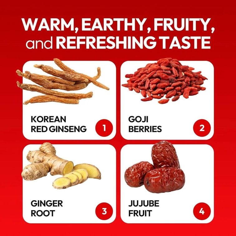 홍산원 한국산 홍삼 허브 음료, 60개입 3