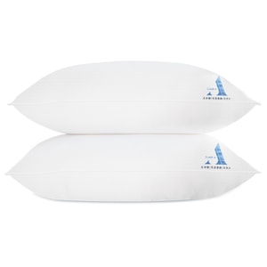 Hotel Collection Bed Pillows  Queen Size Set of 2 -Down Pillow for Sleeping - Bedding for Back Stomach or Side Sleepers