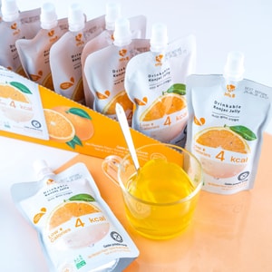 Konjac Jelly, Jeju Mandarin, 5.07 fl oz.*10pcs - Sugar-Free Zero Calorie & Low-Fat Satiety Snack