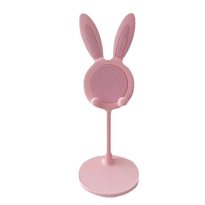  Desktop Stand Cute Cartoon Rabbit Design Adjustable Height 1-Piece Set