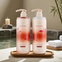 블랙티 스파 샴푸 & 트리트먼트 헤어 케어 세트, 15.55 fl.oz.*2【한정판】
