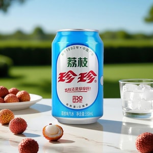 Lychee Flavored Soda, 0 Fat Low Calories,11.16 fl oz
