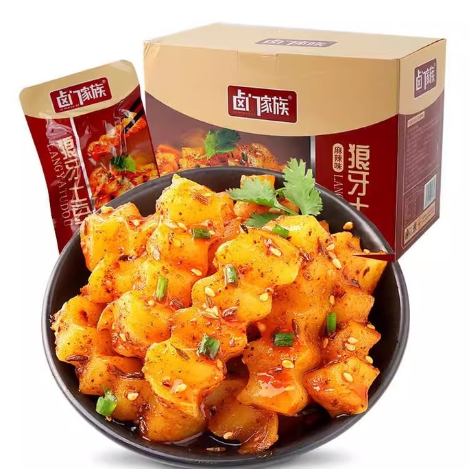 Spicy Flavor Wolf's Tooth Potato Snacks Open Bag Ready To Eat 700/Carton(Spicy Flavor)