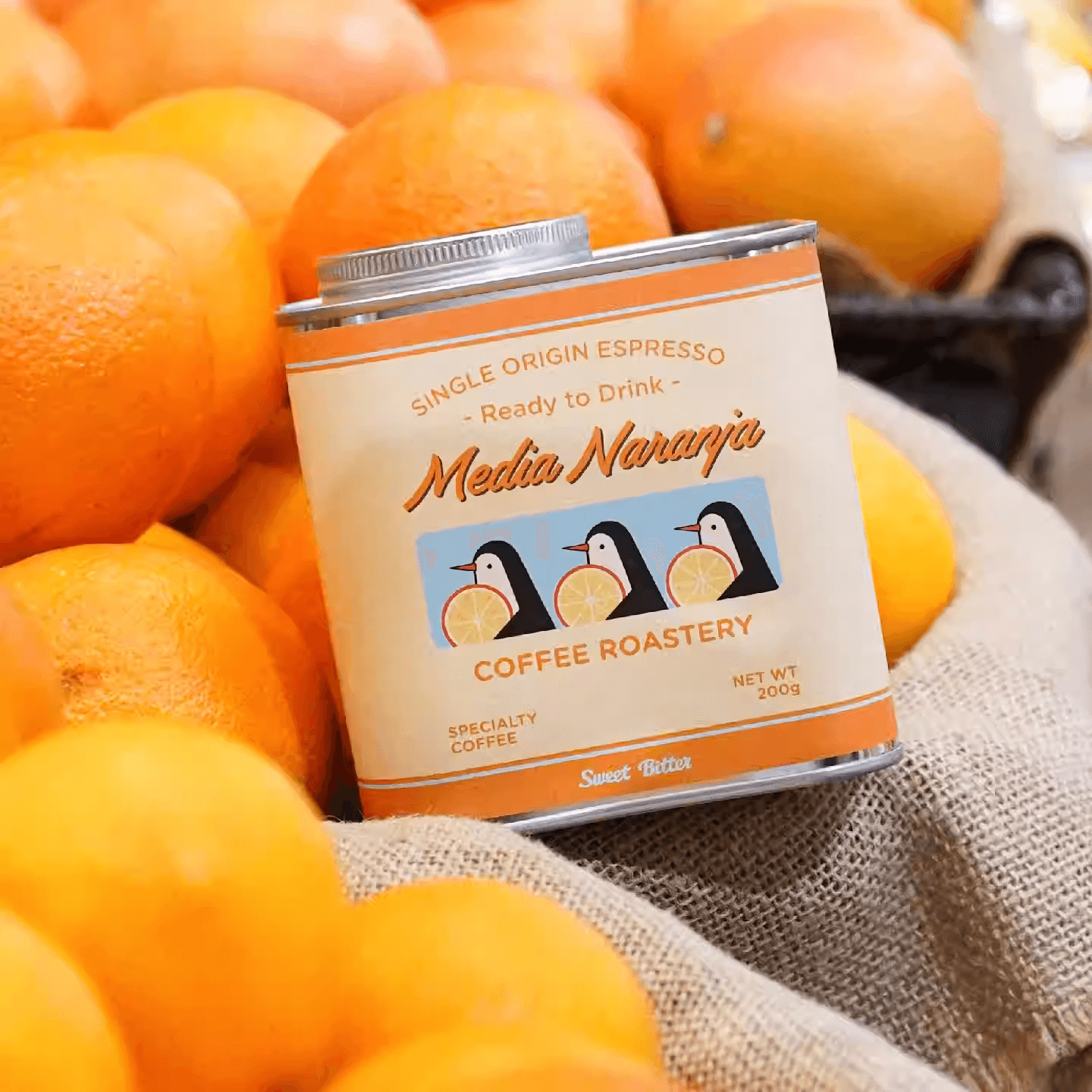 【中国直邮】 Sweetbitter 另一半橙子SOE埃塞俄比亚耶加雪菲G1精品意式咖啡豆200g*1