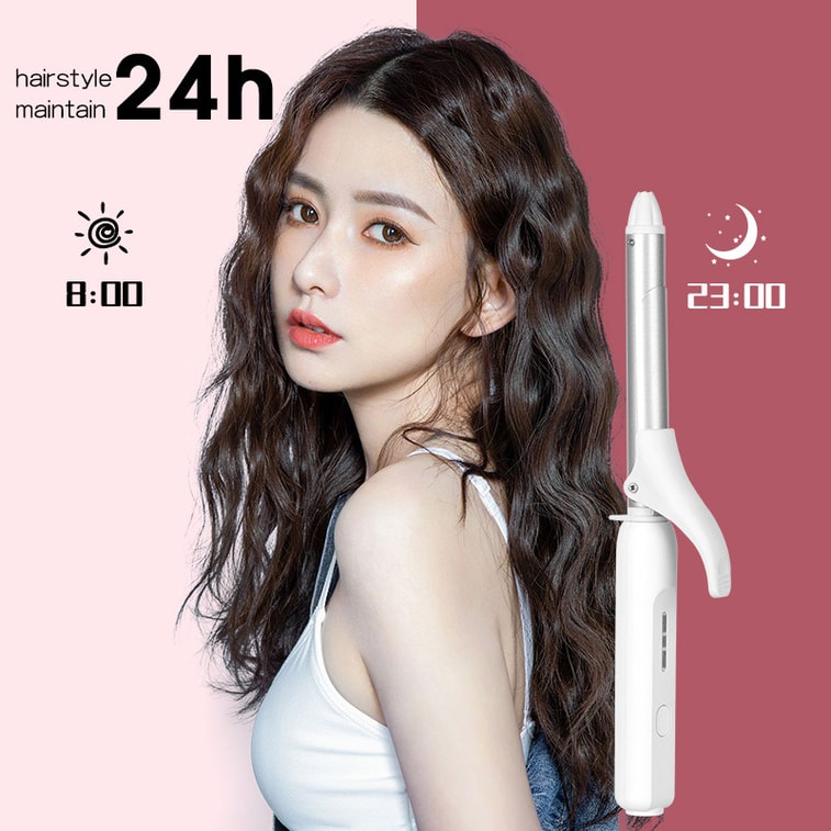 K·SKIN金稻 卷发棒电动  防烫电卷发棒 加长款小卷迷你 刘海内扣羊毛卷 KD580 白色 4