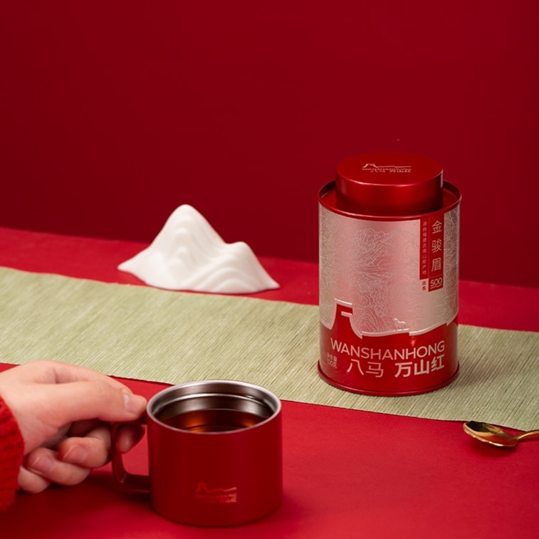 【中国直送】巴馬茶業 万山紅プレミアム 金君梅（紅茶）100g 3