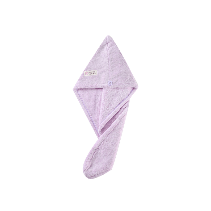 Rapid Dry Hair Turban Towel Taro Purple