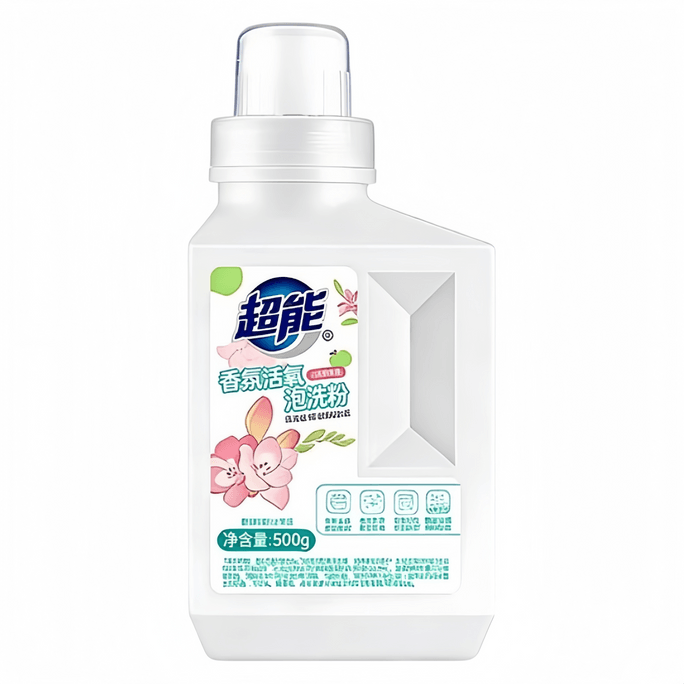 향긋한 산소 버블 미백 세탁 세제 파우더 500g*1개