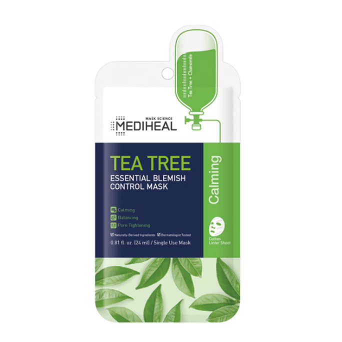 MEDIHEAL Tea Tree Essential Blemish Control Mask Calming 10sheets