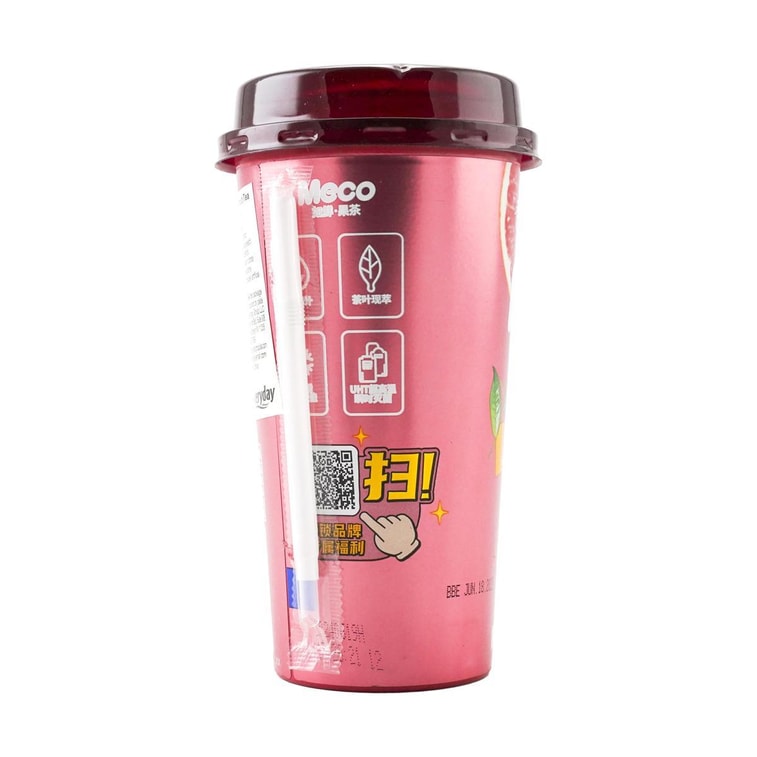 Peach & Pink Grapefruit Tea, 13.52 fl oz *6【6 Packs】 6