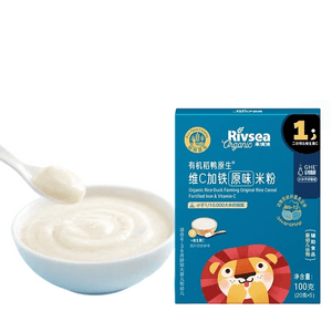Rice And Duck Native High-Grade Nutritious Rice Powder, Rice Paste Baby Food, Alcohol-Free, Suitable For 6 Months And Above. Rice Powder 100g Per Box.