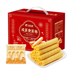 소금에 절인 계란 노른자 에그롤 선물 세트, 42.3oz【말띠 해】