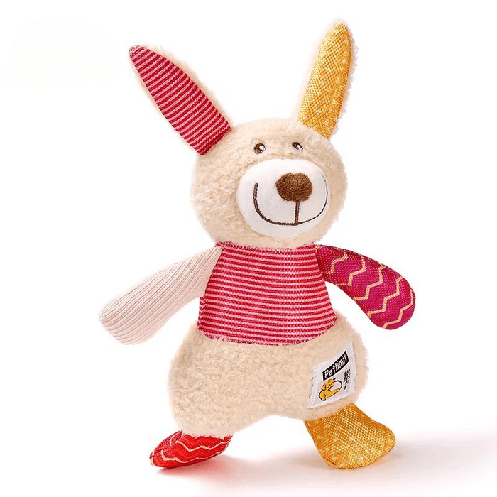 Puppy Dog Toy Sound Relief Device Puppy Dog Corgi Bears Molars Bite Resistant Pet Supplies Rabbit 27cm * 1