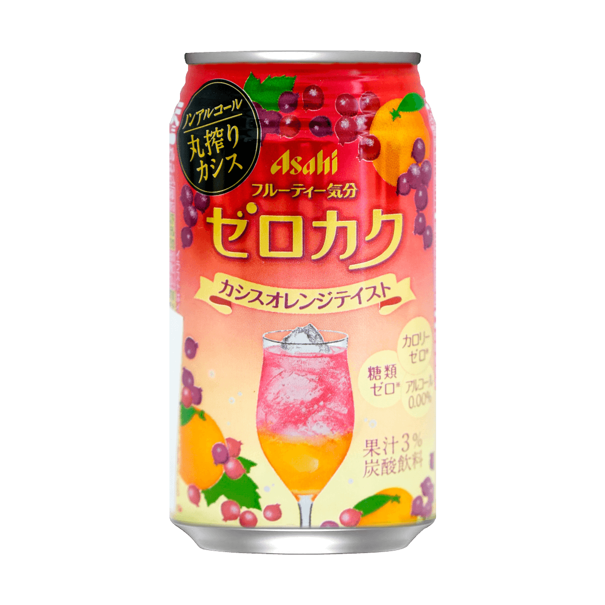 日本asahi朝日无酒精碳酸饮料红梅橘子口味350ml怎么样