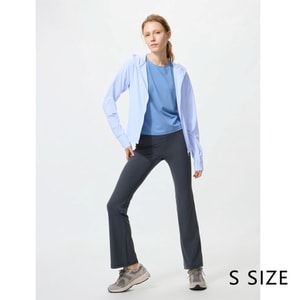 Women’s UV Protection Zip-Up Hoodie Light Blue Size S 1 Piece