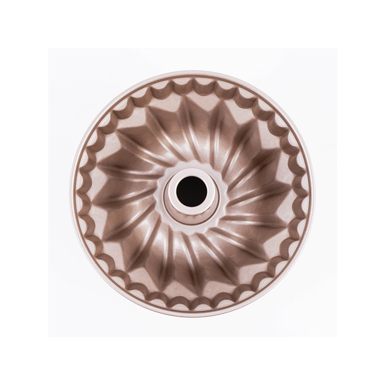 Handmade Non-stick Champagne Gold 7inches Cuckoo Hoff Cake Mold 5