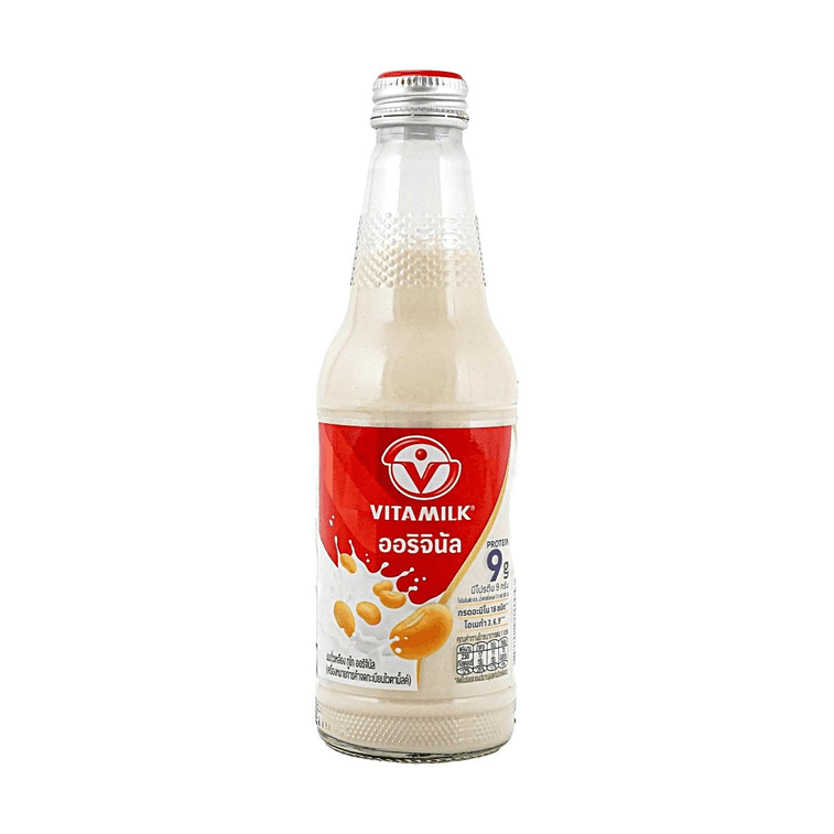 【人气豆奶No.1】泰国Vitamilk维他奶 原味豆奶 营养早餐奶 瓶装 300ml 【产品包装袋保质期读法:日/月/年】 5