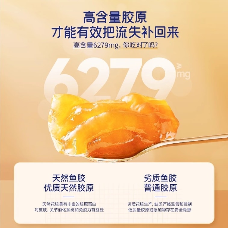 Flower Jelly Gift Box - Fish Jelly Health Supplement for Gifting - Ready-to-Eat Flower Jelly - 138g * 6 Bowls / Gift Box Set 3