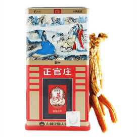 韩国 正官庄 高丽参 6年根良参40支37.5g正官装【参类世界第一品牌出品】非切片泡水补气滋补品补养颜饮 上班族必备红参