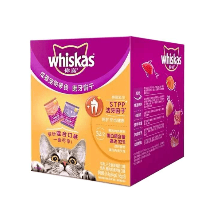 Cat Biscuit Cat Food Grinding Teeth Cleaning Teeth Tartar 264g*1 Box