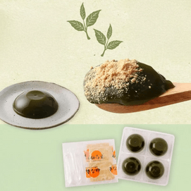 Bracken Starch Dumpling,Matcha Warabimochi,10.58 oz【Japanese-Style Wagashi Sweets Gift Box】