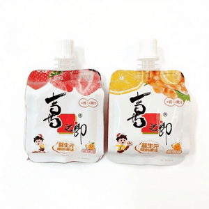 Probiotic Jelly Pouch – 2bags Strawberry + Orange Flavor 200g