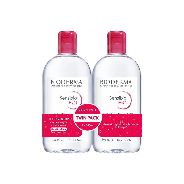 法国BIODERMA贝德玛 卸妆粉水 舒妍多效洁肤液  敏感肌专属 500ml *2瓶装【双瓶特惠装】 3