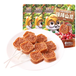 [중국 직배송] 쓰리스쿼럴즈 호손롤리팝 108g 인기 캐주얼 어린이 간식 롤리팝, 건강