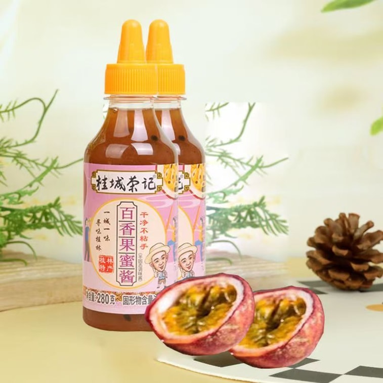 桂城荣记 百香果味 蜜酿 1瓶  280克 3
