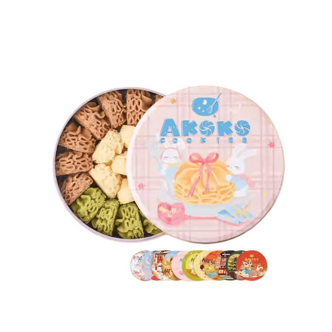 [중국 직배송] 아코코 꽃 쿠키 선물 세트 160g*1박스