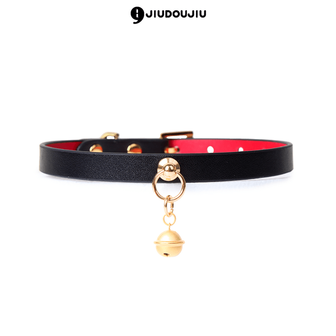 Hongan Bell Collar - Women's High-End - Black Bell Choker - Collar Around the Neck - Playful Collar - Cute Dog Chain - W 200g