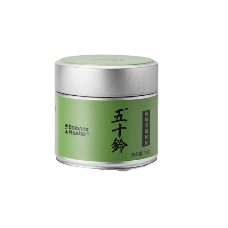 中國直郵】 均衡大師五十鈴有機青醇抹茶粉30g罐無添加糖國標一級純濃茶