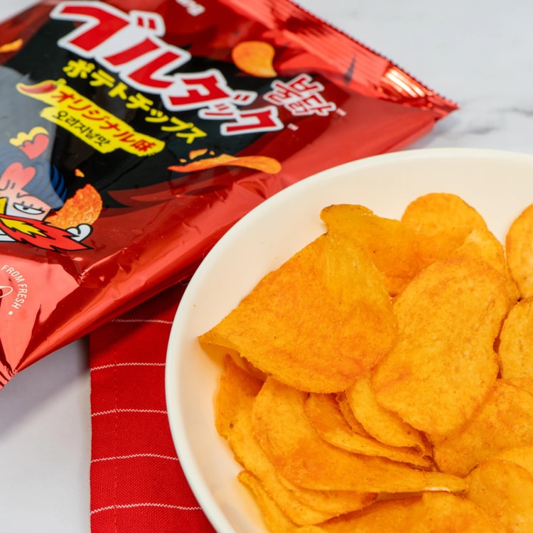 サムヤンジャパン ブルダック ポテトチップス、チリライム+オリジナル+