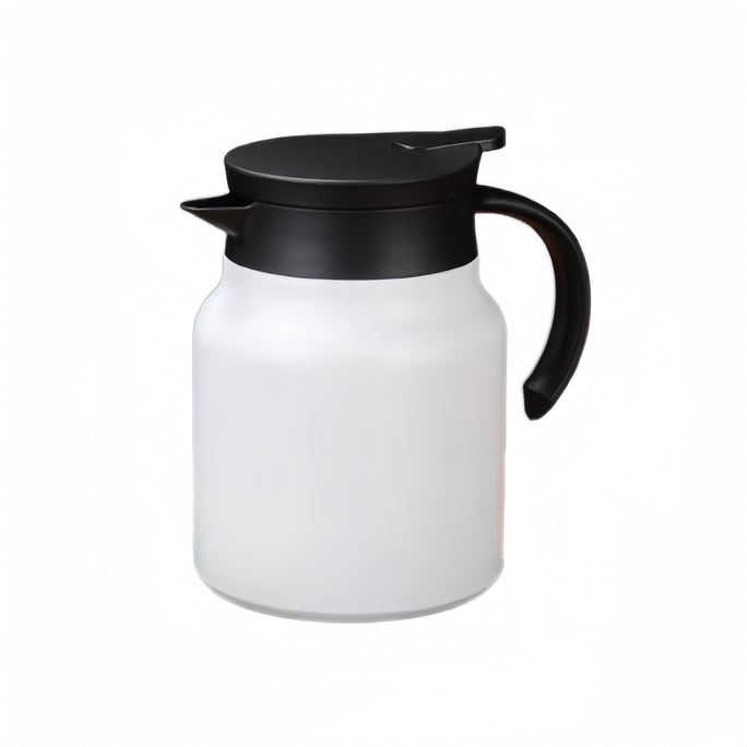 50 Oz Thermal Coffee Carafes For Keeping Hot Double Wall Stainless Steel Insulated Coffee and Tea Carafe#White 1 Pitcher