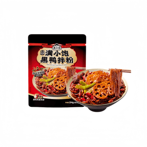 滿小飽 黑鴨拌粉294g*1袋武漢風味香辣過癮速食麵米線懶人宵夜