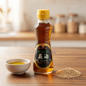 100% Pure Roasted Sesame Oil - for Cooking, Seasoning, 5.5 fl oz