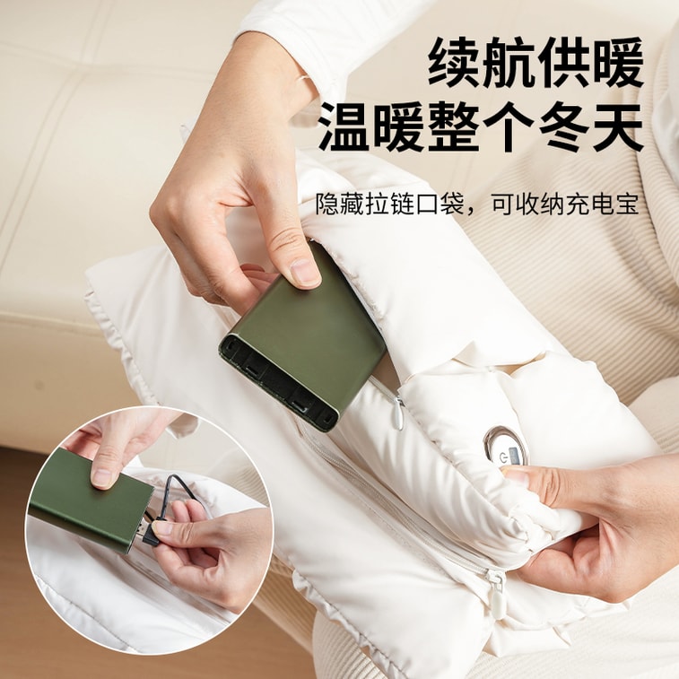Portable Hand Warmer Rechargeable Green 1Piece 5