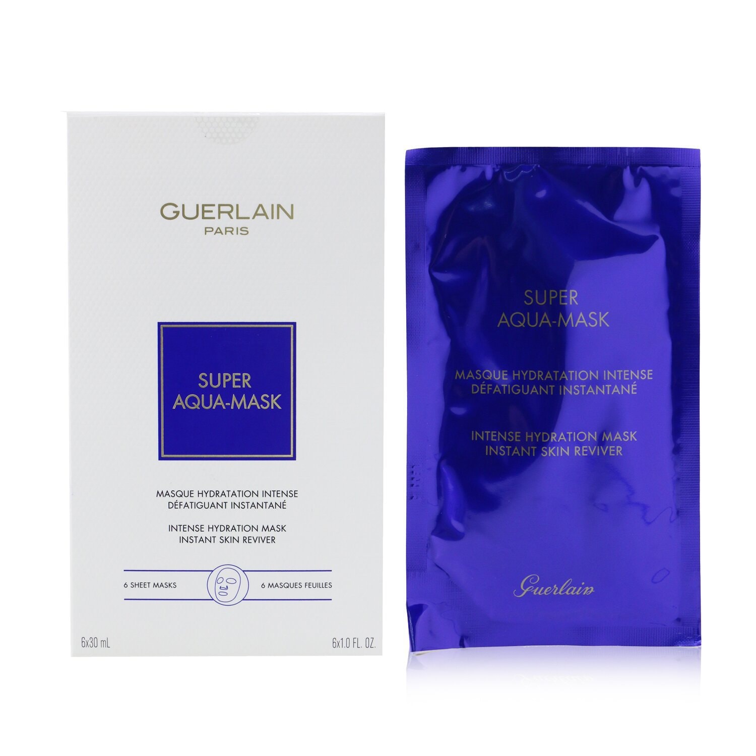 GUERLAIN SUPER AQUA-MASK 6枚入り b3206cca5e6866ab9a1011274bb856