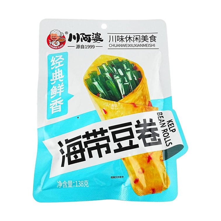 川阿婆 海带豆卷 138g 6