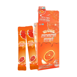 韩国DEEPTE 3DAYS 摩洛橙治愈纤体茶 低分子胶原蛋白白芸豆左旋肉碱乳酸菌维生素 10条入 消肿轻体刮油 花青素满满 0糖无添加【爱豆赵美妍推荐】