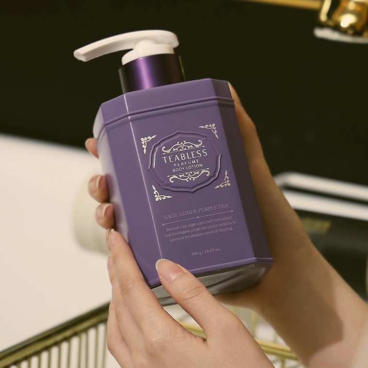 Perfume Body Lotion Sage Amber Purple Tea, 16.93 oz 6