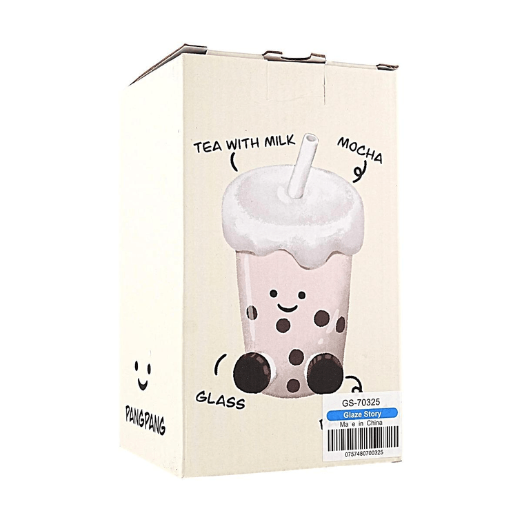 Pangpang Series Milk Tea Cup Cute Ceramic Mug 1pc 8