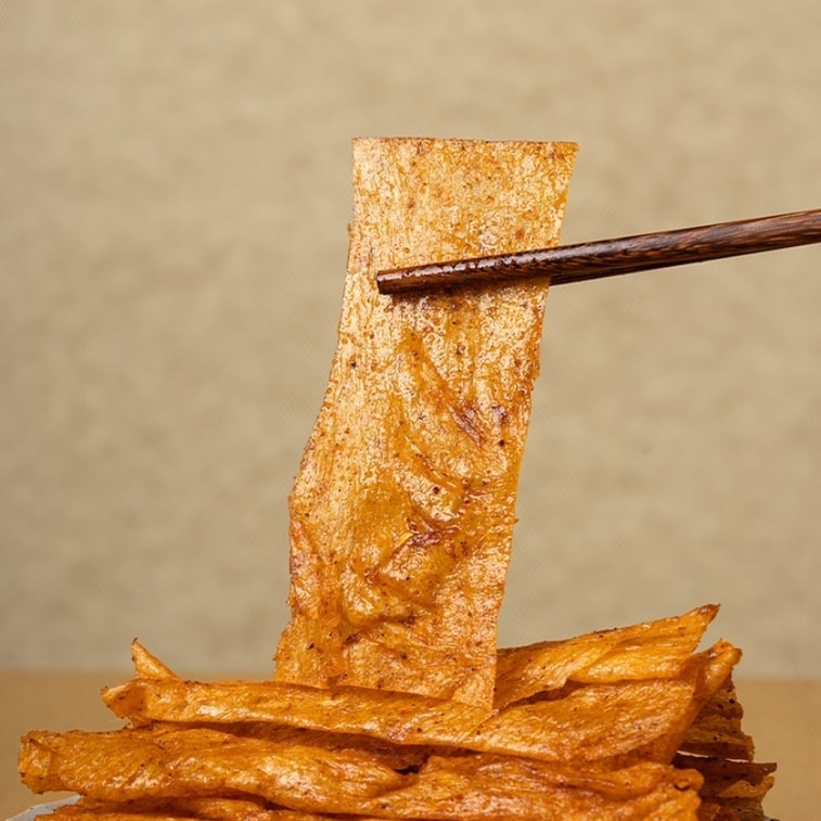 【中國直郵】 米惦 基本豆皮(香辣味) 50克 3