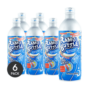元祖ラムネ瓶入り炭酸飲料 450ml×6本【6パック】