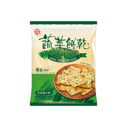 台灣中祥 蔬菜餅乾 香蔥蘇打餅乾 量販包 300g