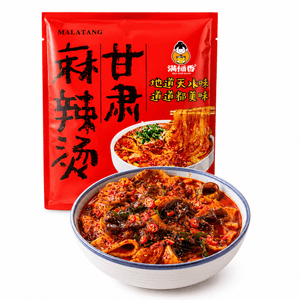 满桶香 正宗甘肃天水风味麻辣烫袋装宽粉蔬菜麻辣拌方便速食即食宵夜 300g 【麻辣鲜香 地道甘肃味】【灵魂辣子】