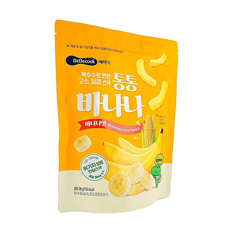 바나나 콘 스낵, 0.88 oz *2【2팩】【무첨가 아기 간식】 3