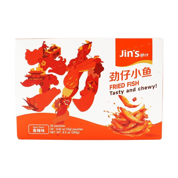 華文食品 勁仔小魚 香辣味 20包入 240g 湖南特產 6