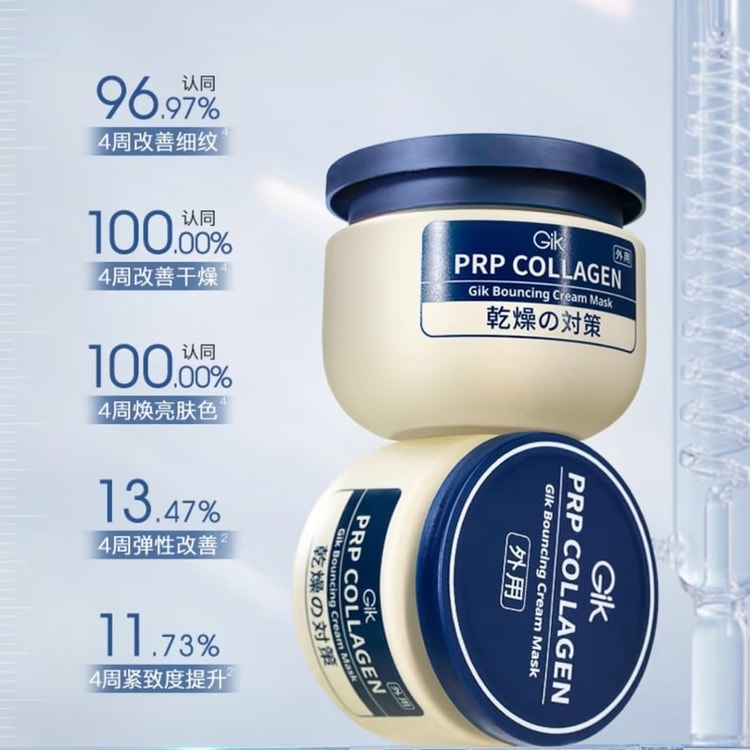 Collagen Facial Mask 100ml. Collagen anti-wrinkle, cream texture